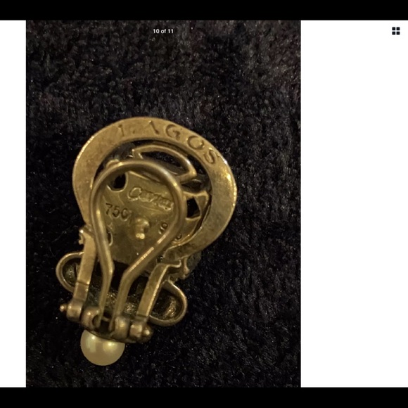 Lagos caviar amethysts  set earrings, bracelet & ring 7 - Picture 11 of 12